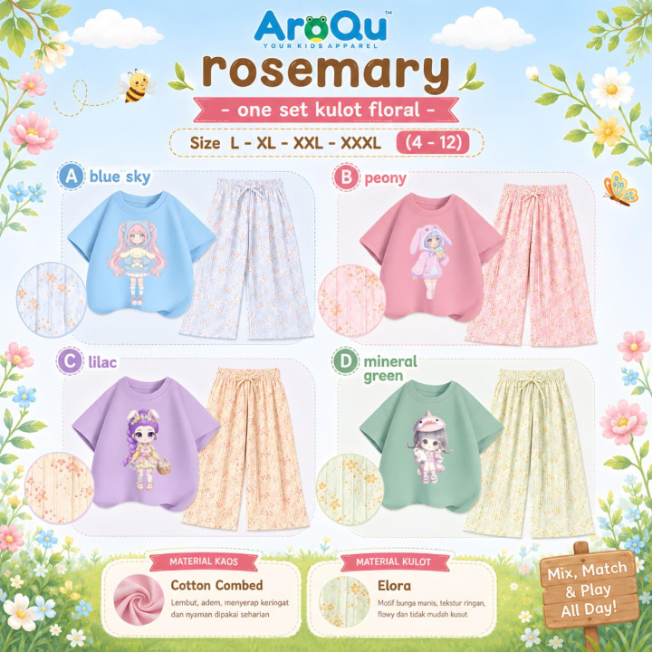PO SET KULOT ROSEMARY BY AROQU