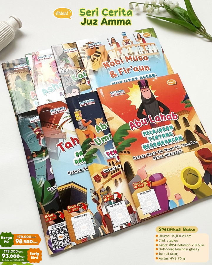 PO BUKU SERI CERITA JUZ AMMA - AHLAN