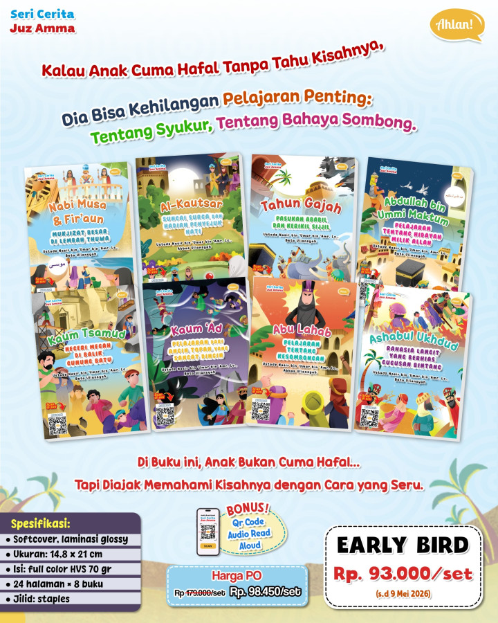 PO BUKU SERI CERITA JUZ AMMA - AHLAN