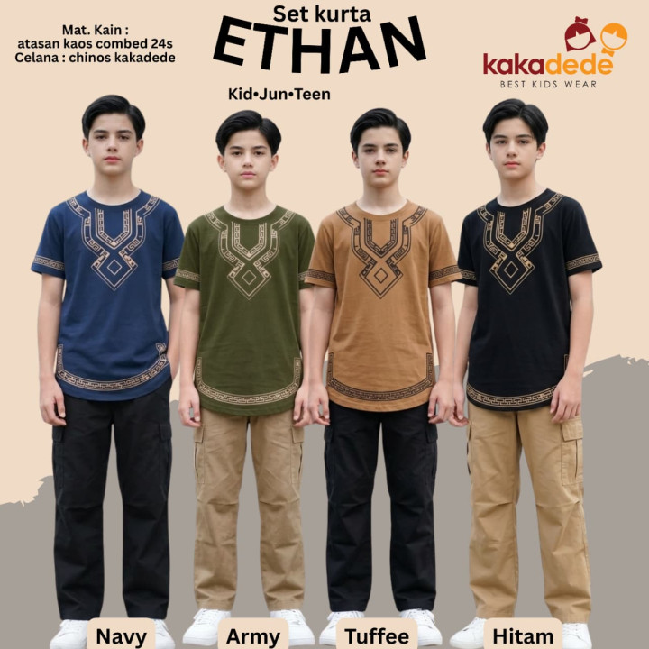 PO SET KURTA ETHAN BY KAKADEDE