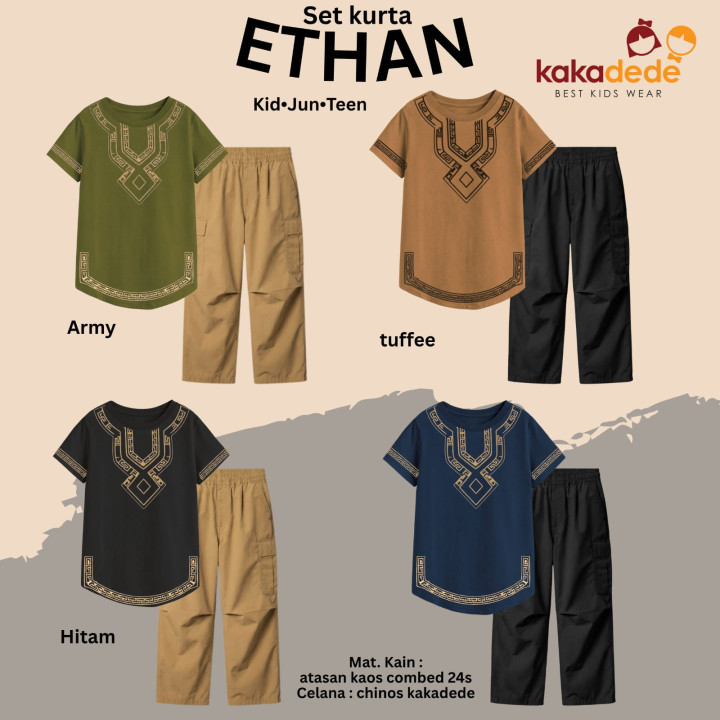 PO SET KURTA ETHAN BY KAKADEDE