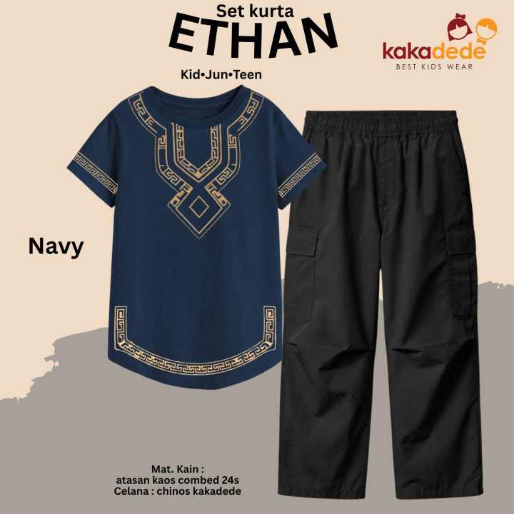 PO SET KURTA ETHAN BY KAKADEDE