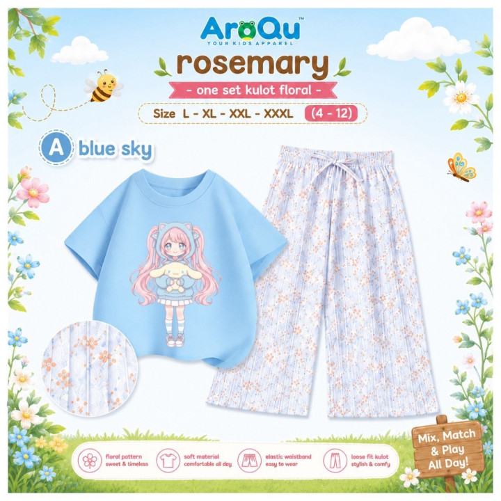 PO SET KULOT ROSEMARY BY AROQU