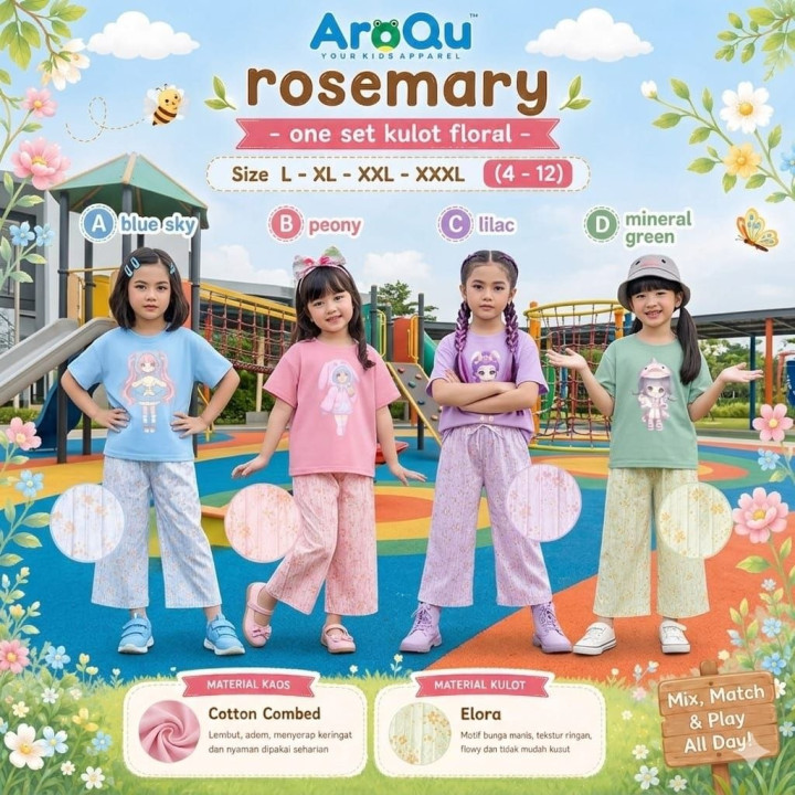 PO SET KULOT ROSEMARY BY AROQU