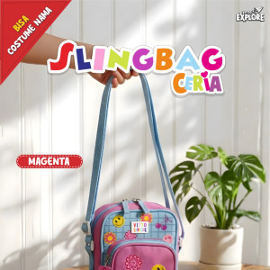 PO SLINGBAG CERIA CUSTOM NAME BY VITTO EXPLORE