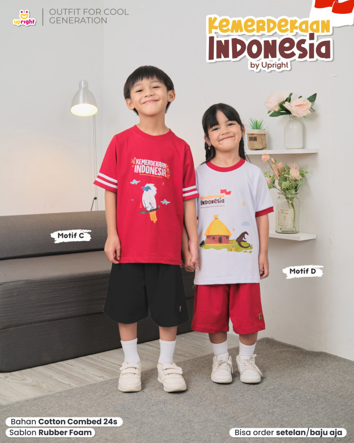 PO SET KEMERDEKAAN INDONESIA SERIES (JUN TEEN) BY UPRIGHT