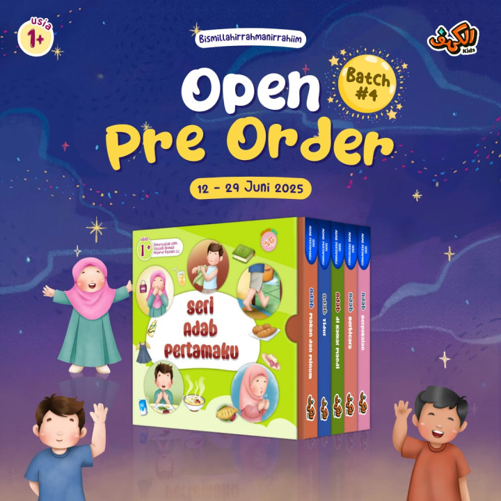 PO BUKU SERI ADAB PERTAMAKU BATCH 4