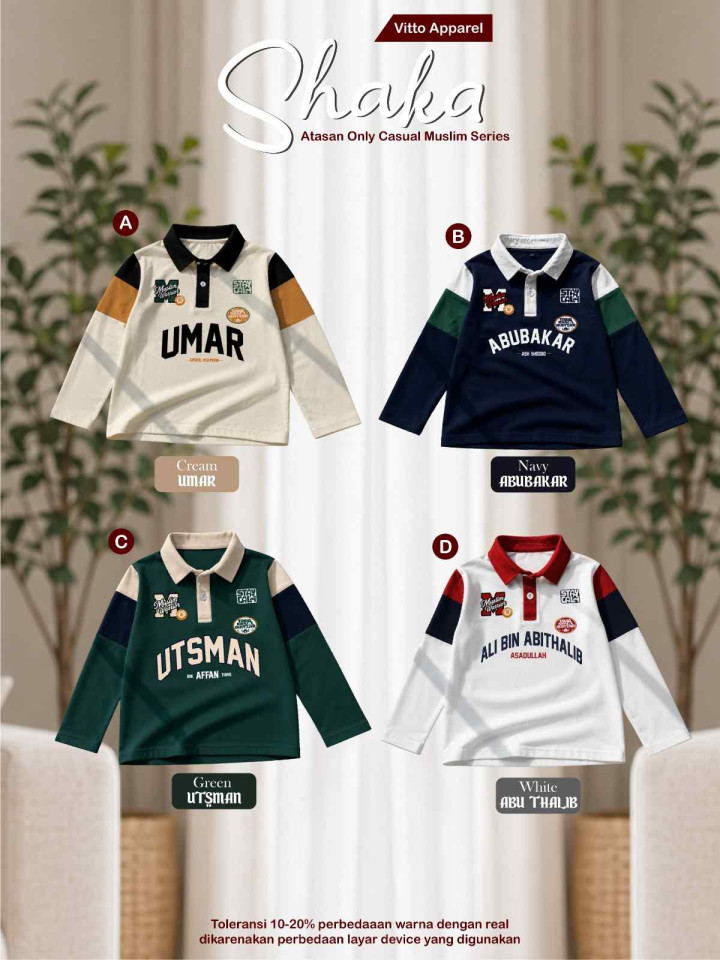 PO SAKHA ATASAN ONLY CASUAL MUSTIM SERIES BY VITTO APPAREL