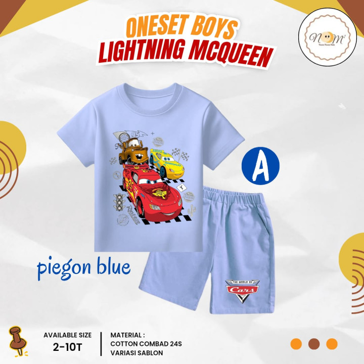 PO ONE SET BOYS LIGHTING MCQUEEN