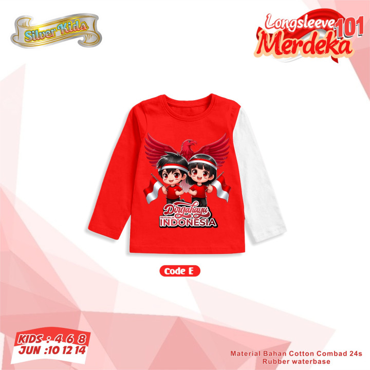 PO LONGSLEEVE MERDEKA 101 BY SILVERKIDS