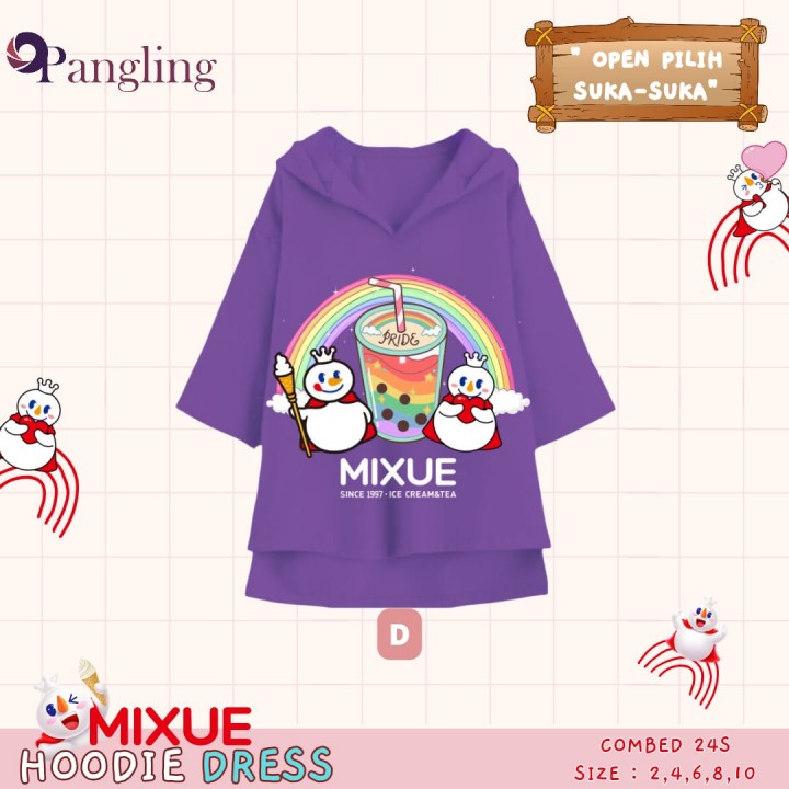 MIXUE HOODIE DRESS BY OPANGLING