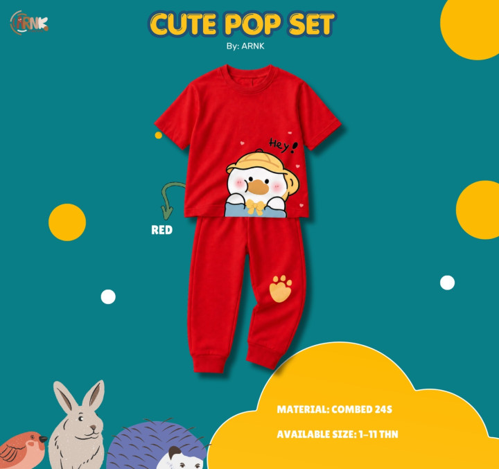 PO CUTE POP SET BY ARNK