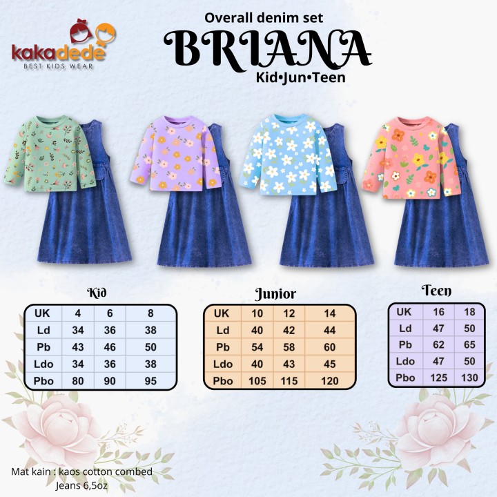 PO BRIANA ONESET KIDSJUN BY KAKADEDE