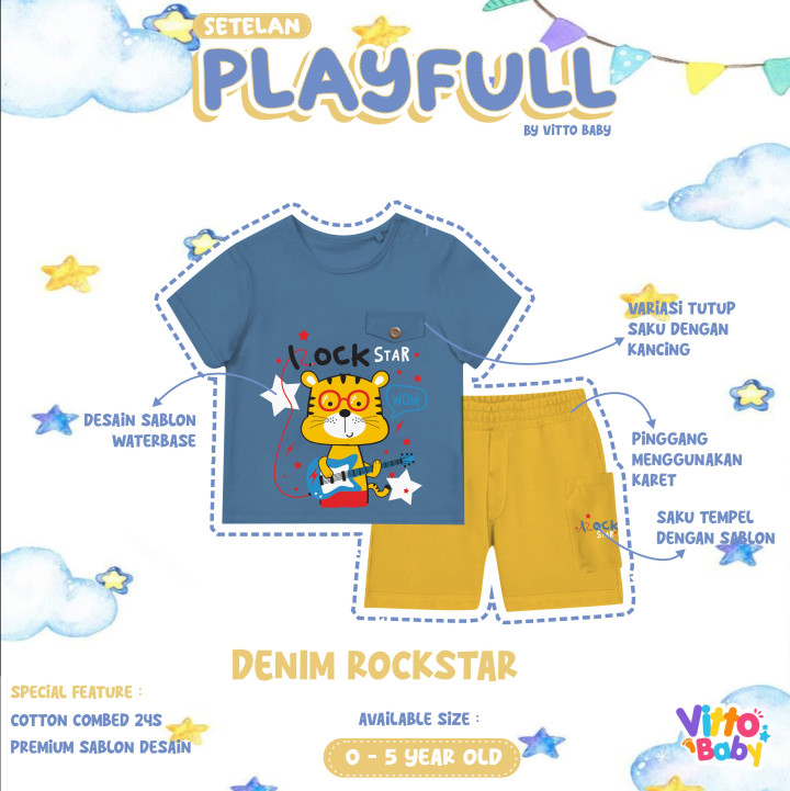 PO SETELAN PLAYFULL BY VITTO BABY
