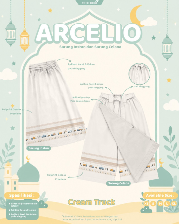PO ARCELIO SARUNG INSTAN DAN SARUNG CELANA BY VITTO EXPLORE