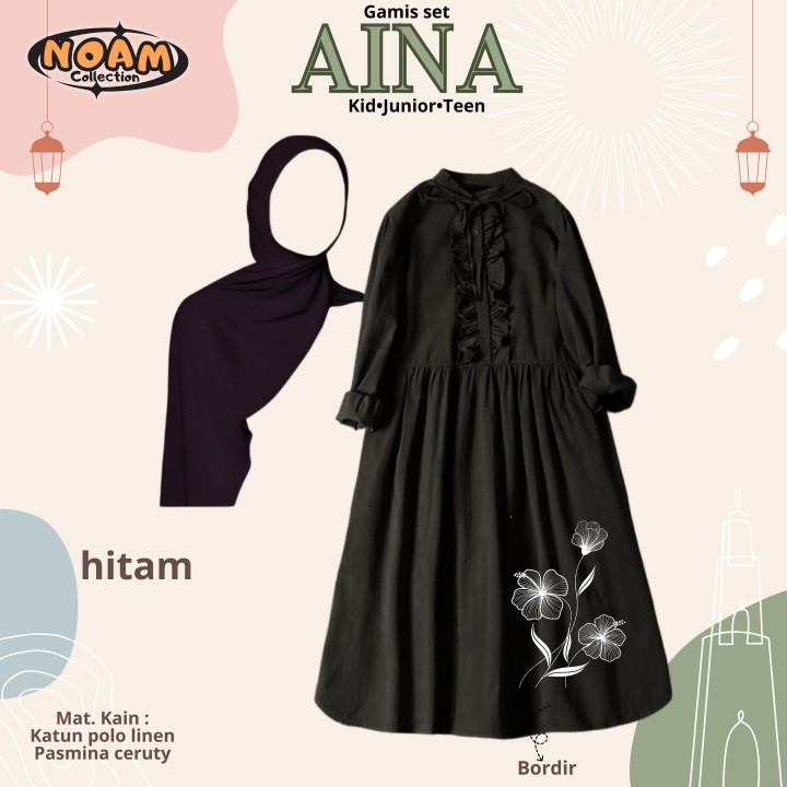 PO AINA SET GAMIS (KIDS) BY NOAM