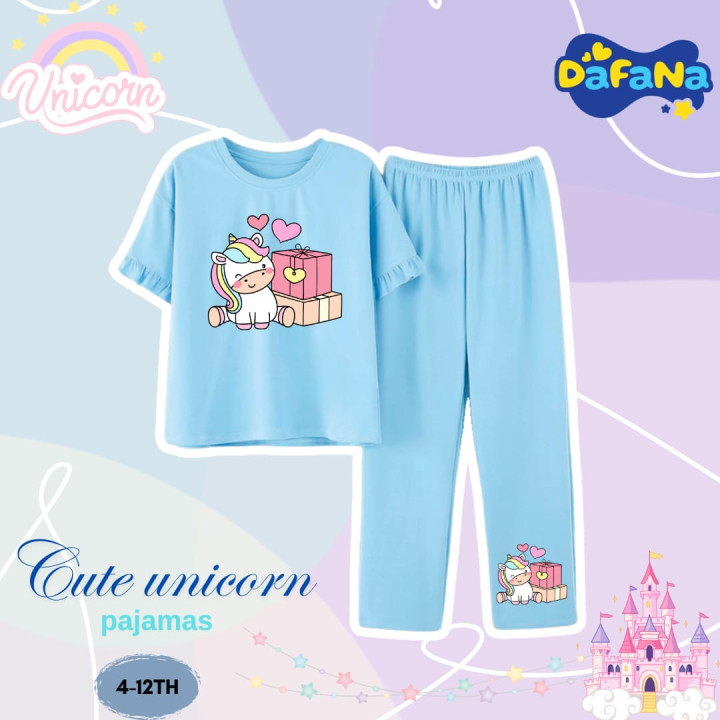 PO CUTE UNICORN PAJAMAS BY DAFANA