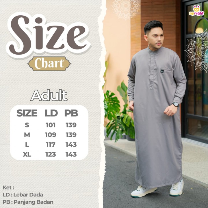 PO JUBAH YAZEED DEWASA BY UPRIGHT KIDS APPAREL