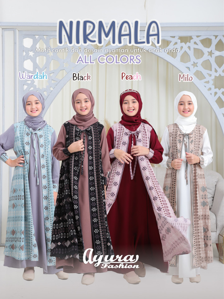 READY STOK GAMIS NIRMALA BY AYURA FASHION