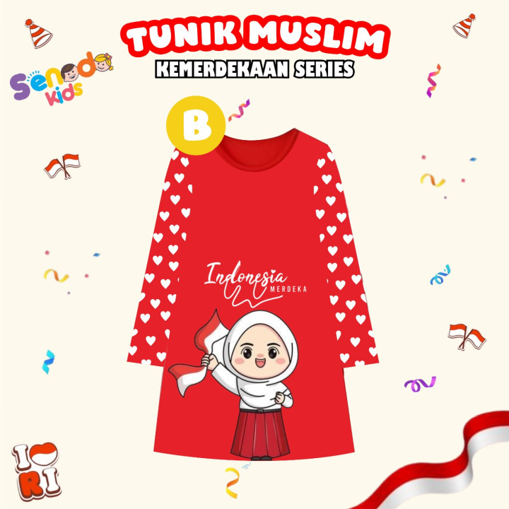 PO TUNIK MUSLIM KEMERDEKAAN SERIES BY SENADA KIDS
