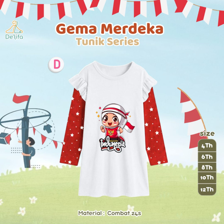 PO GEMA MERDEKA TUNIK SERIES BY DELIFA