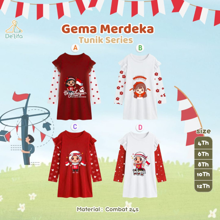 PO GEMA MERDEKA TUNIK SERIES BY DELIFA