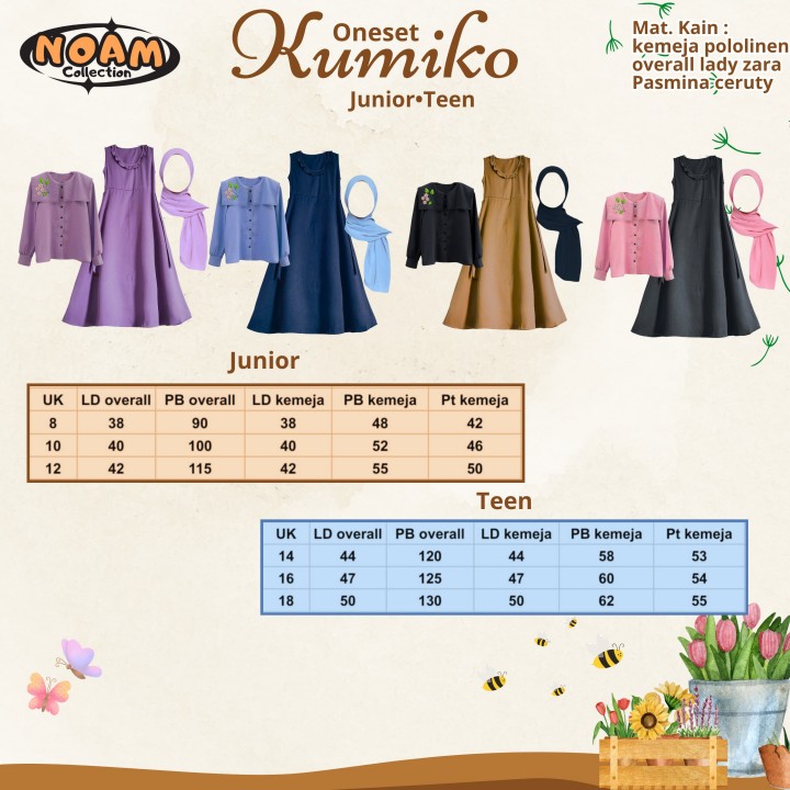 PO KUMIKO ONESET3IN1 BY NOAM