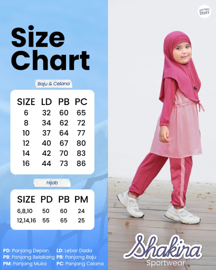PO SHAKIRA SPORTWEAR BY UPRIGHT