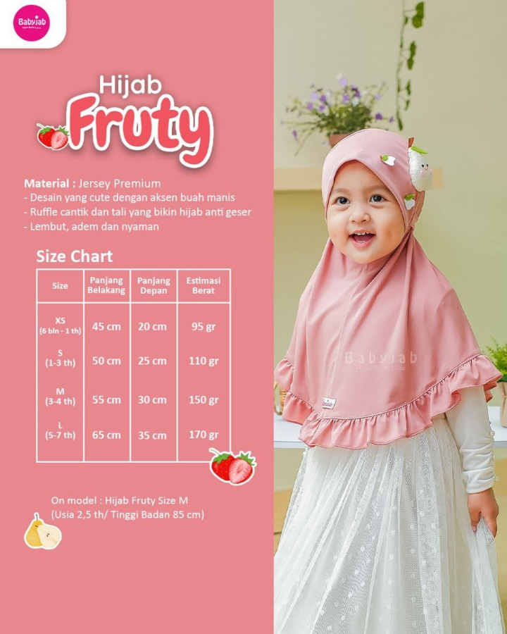 PO HIJAB FRUTY BY BABYJAB