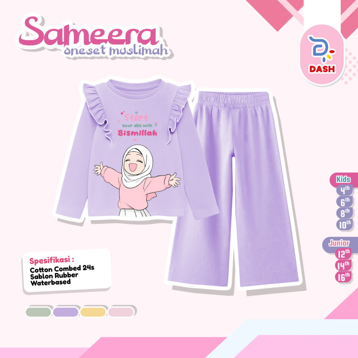 PO SAMEERA ONESET MUSLIMAH BY DASH