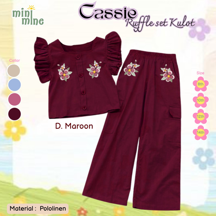 CASSIE RUFFLE SET KULOT BY MINIMINE