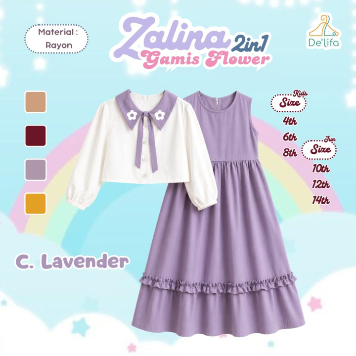 PO ZALINA 2IN1 GAMIS BY DELIFA