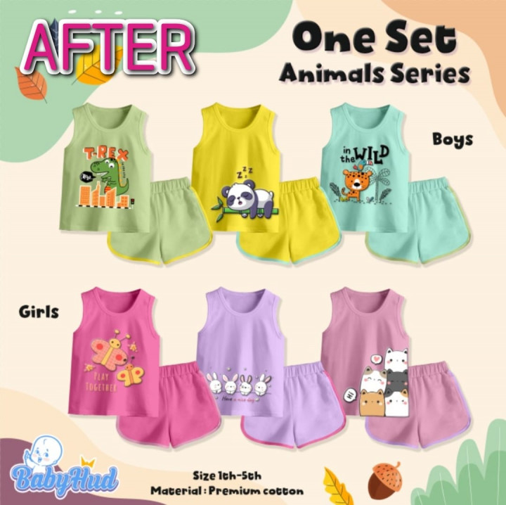 ONE SET ANIMAL SERIES BABY BY BABY HUD