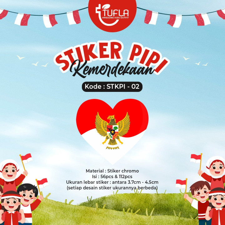 FAST PO STIKER PIPI KEMERDEKAAN