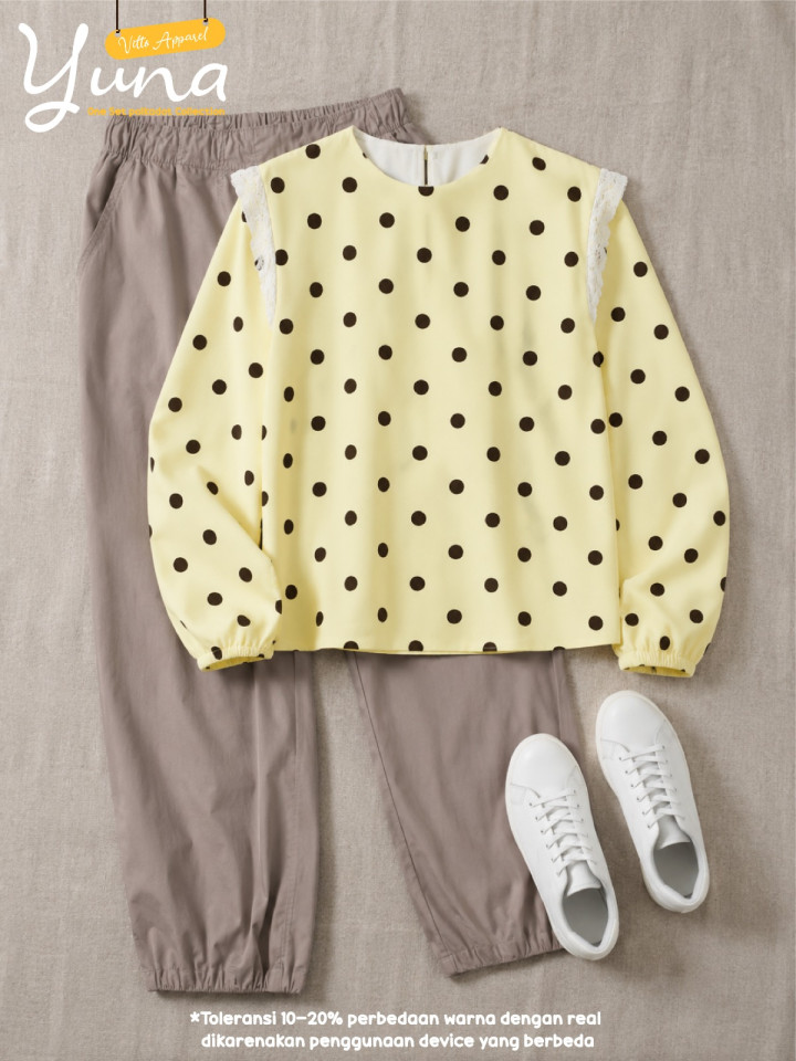 PO YUNA ONE-SET POLKADOT BY VITTO APPAREL