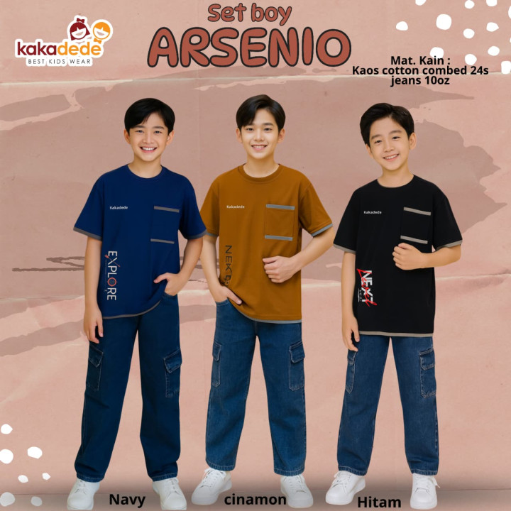 PO SET BOY ARSENIO (KIDS) BY KAKADEDE
