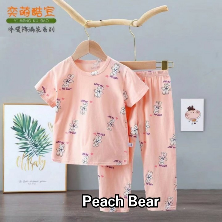 MOOSE SET PIYAMA PENDEK PANJANG SERI 2