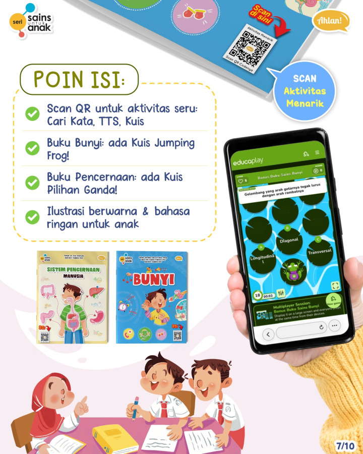 PO SERI SAINS ANAK BUNYI DAN SISTEM PENCERNAAN MANUSIA
