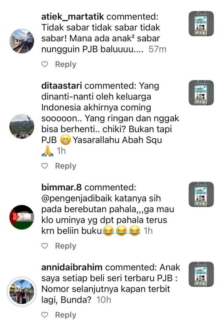 PO KOMIK PENGEN JADI BAIK SERIES