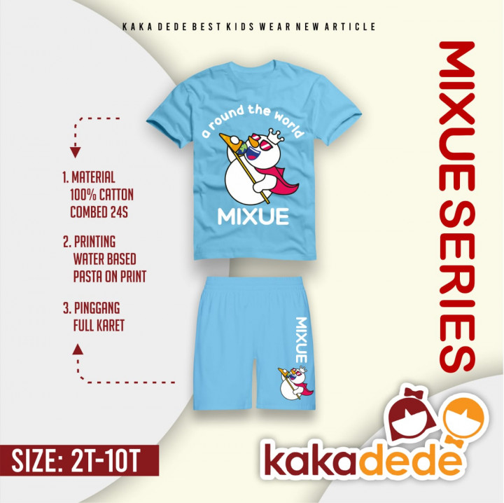 SETELAN MIXUE UNISEX BOY GIRL BY KAKADEDE
