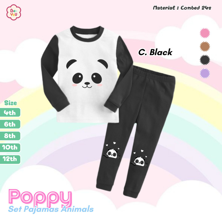 PO POPPY SET PAJAMAS ANIMAL BY BE YOU