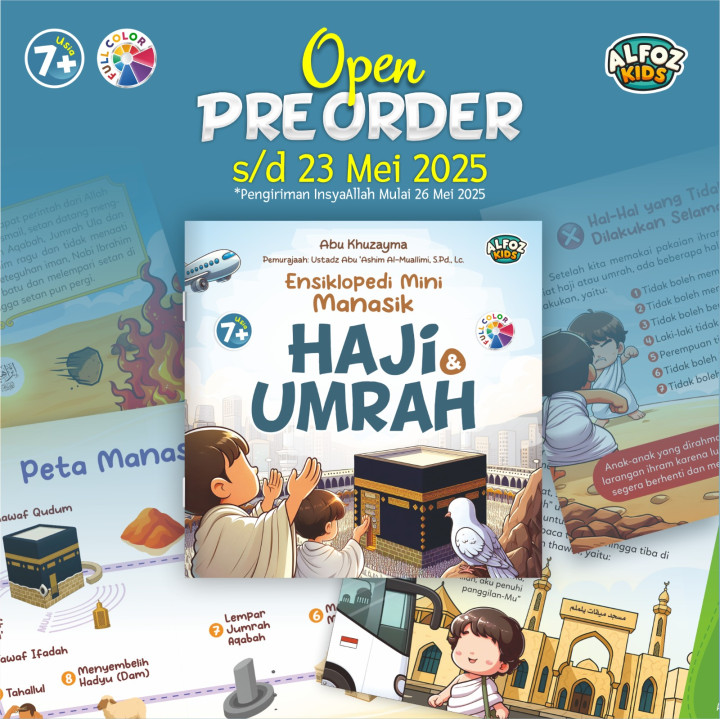 PO BUKU ENSIKLOPEDI MINI MANASIK HAJI & UMRAH ALFOZ KIDS