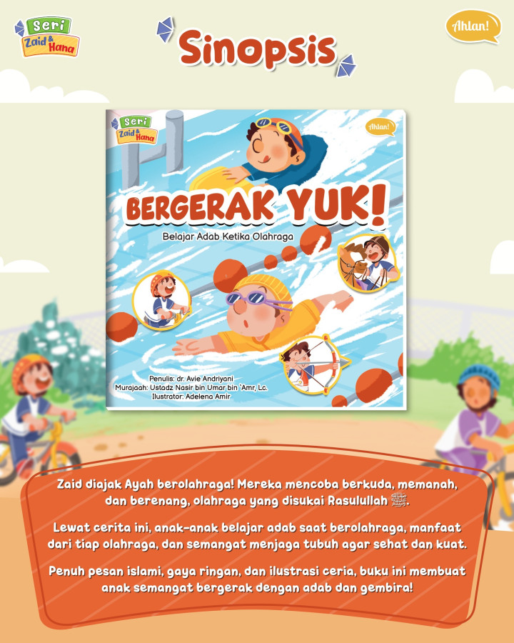 PO BUKU SERI ZAID DAN HANA : 10 BUKU CERITA ADAB ISLAMI ANAK BY AHLAN
