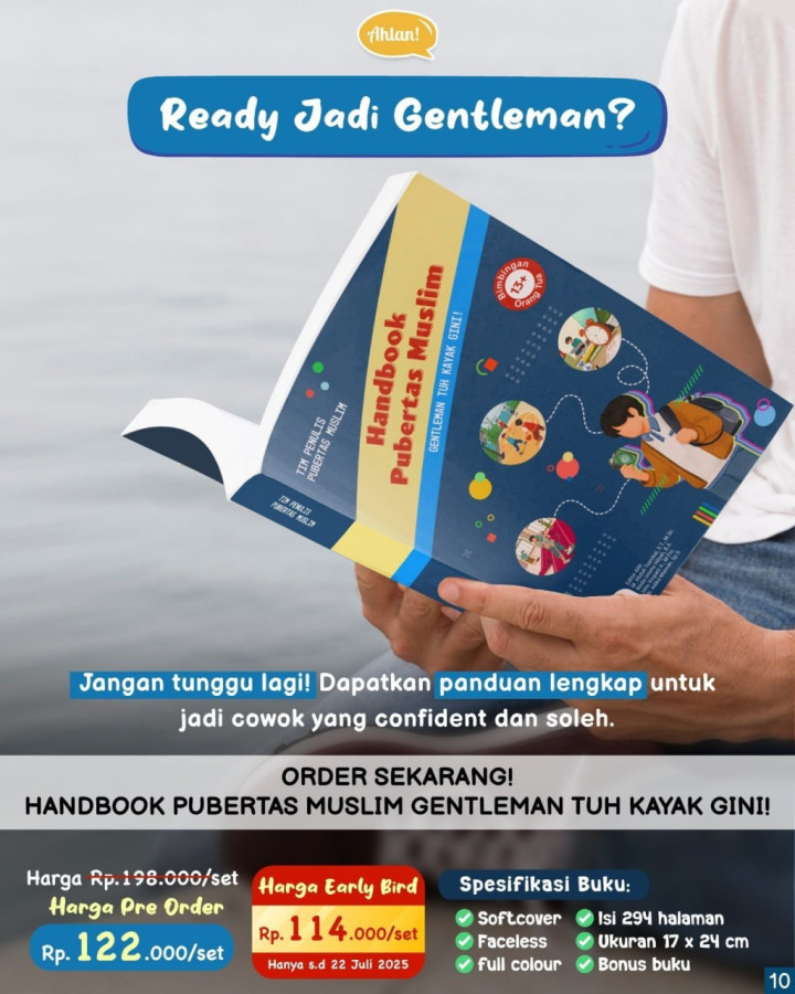 PO HANDBOOK PUBERTAS MUSLIM - AHLAN (Early Bird sampai tgl 22 juli)