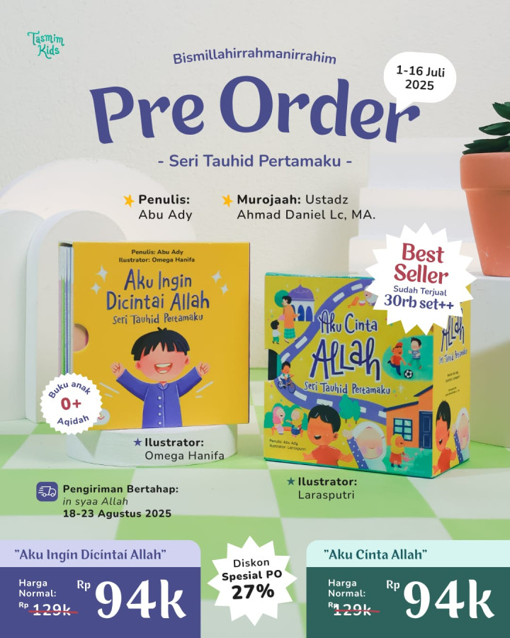 PO BUKU SERI TAUHID PERTAMAKU BY TASMIM KIDS