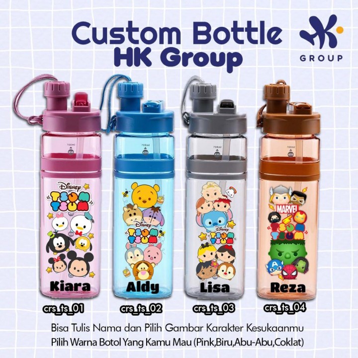 CUSTOM BOTTLE MINUM 2IN1 PACKING PLASTIK BATCH 2