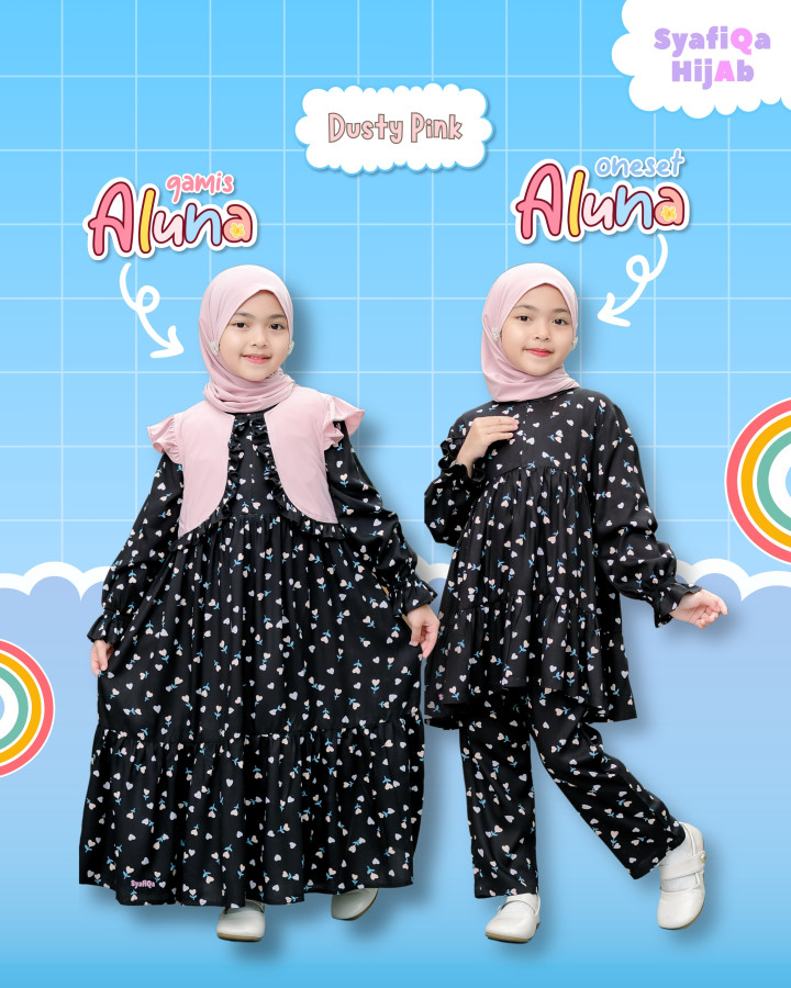 PO GAMIS ALUNA BY SYAFIQA