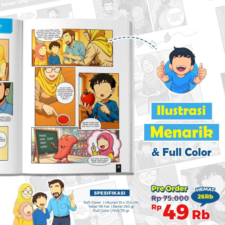 PO KOMIK SAINS ANAK “SERU! AKU TAU INI ITU”