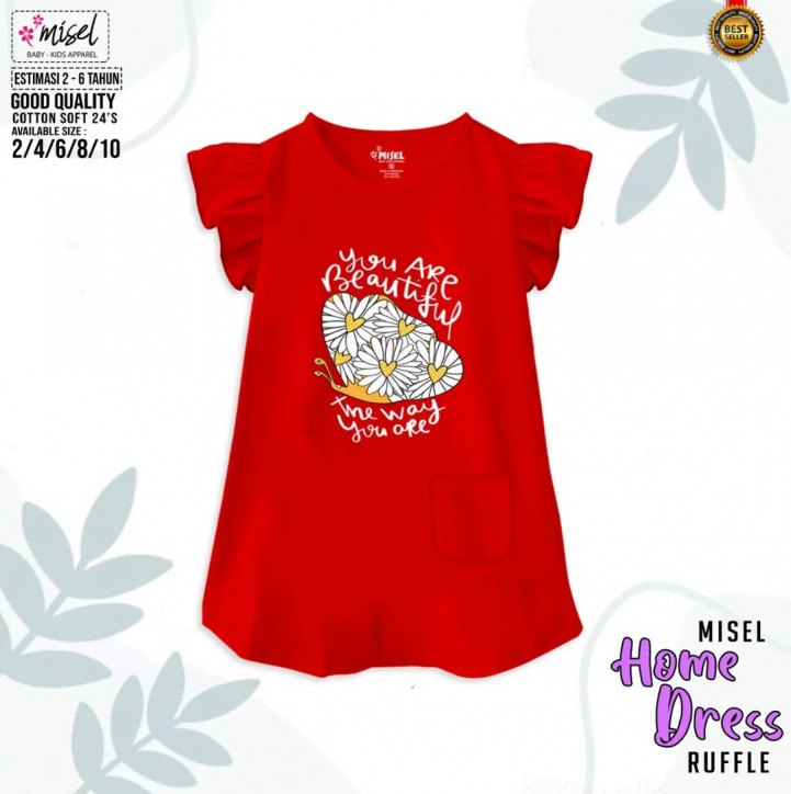 MISEL HOME DRESS RUFFLE