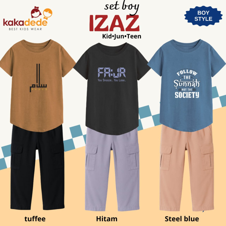 PO SET BOY IZAZ (KIDS) BY KAKADEDE